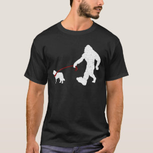 Camiseta Engraçado Pé Grande Caminhando Com Presentes De Sa