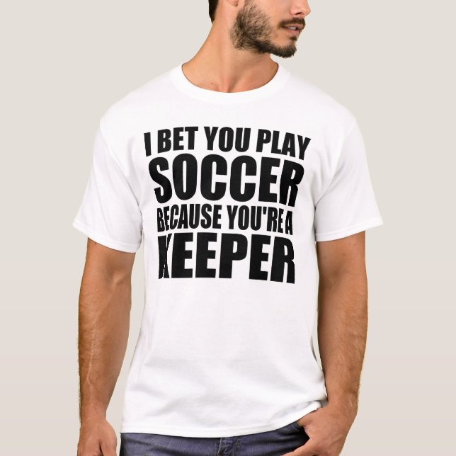 Camiseta Engraçado pegare a linha: DEPOSITÁRIO DO FUTEBOL (Frente)
