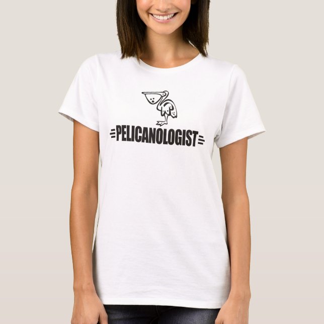Camiseta Engraçado Pelicano (Frente)