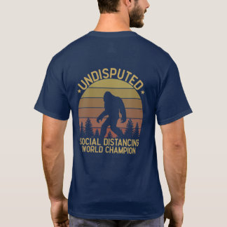 Camiseta Engraçado personalização de grande distância socia