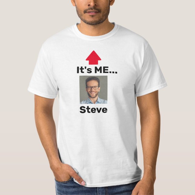 Camiseta Engraçado personalizado Sou eu na máscara (Frente)