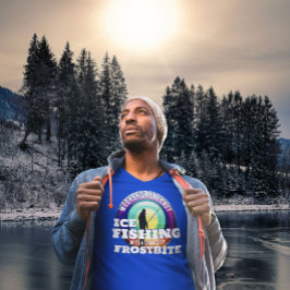 Camiseta Engraçado Pesca De Gelo