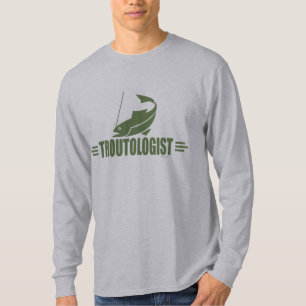 Camiseta Engraçado Pesca de Trutas