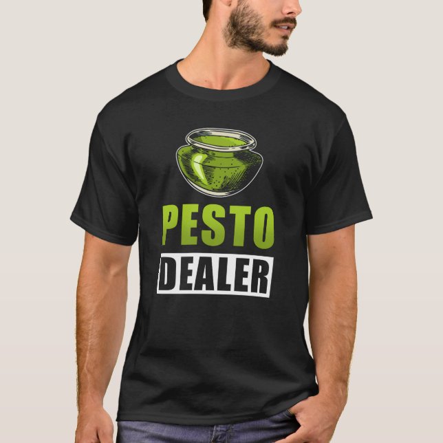 Camiseta Engraçado Pesto (Frente)