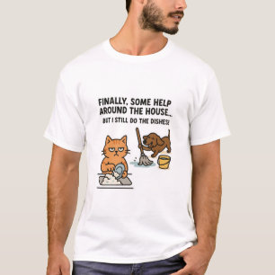 Camiseta Engraçado Pet Chores T-Shirt