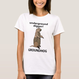 Camiseta Engraçado Pet Groundhog