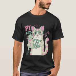 Camiseta Engraçado Pi Day, amantes axolotl, Pi Digitais Ciê