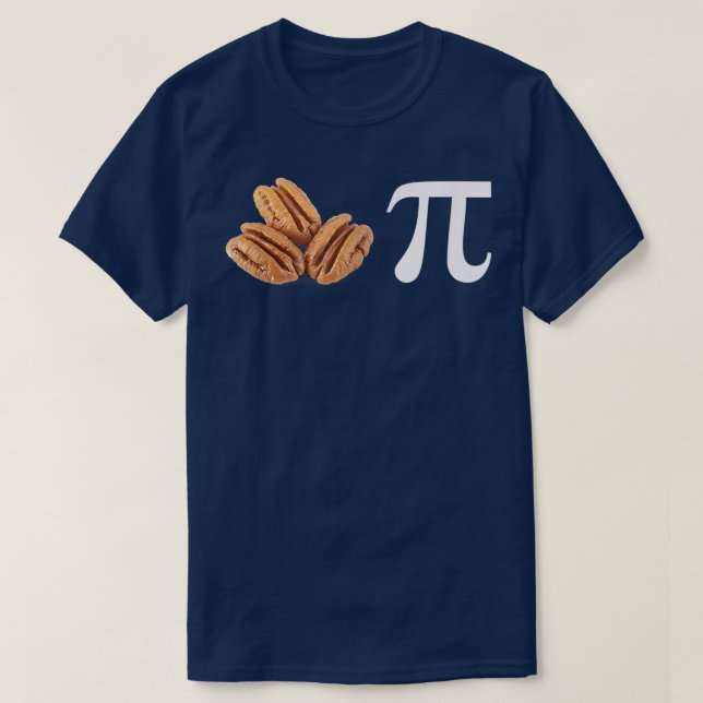 Camiseta Engraçado Pi Day Math Pecan Pie T-Shirt Matemática (Frente do Design)