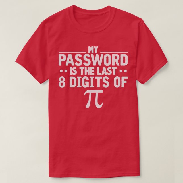 Camiseta Engraçado Pi Math Lover Gift (Frente do Design)