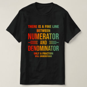 Camiseta Engraçado Piada professor de matemática