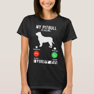 Camiseta Engraçado Pibull Pitbull Dog Pitbull
