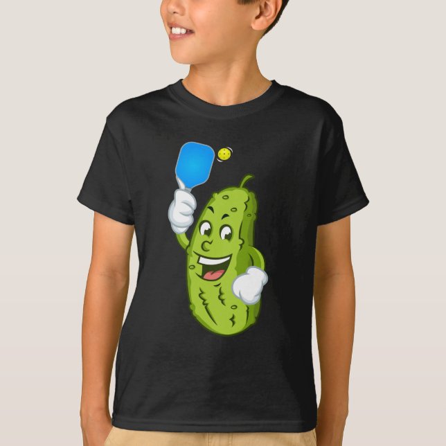 Camiseta Engraçado Pickleball Humor Humor Cucumber (Frente)