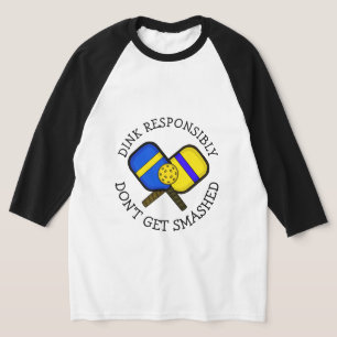 Camiseta Engraçado Pickleball Pun   Não Esmagar T-Shirt