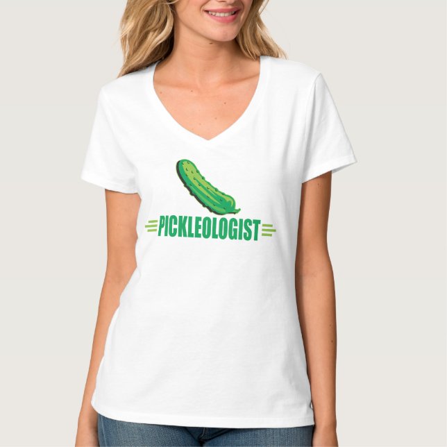 Camiseta Engraçado Pickleologista (Frente)
