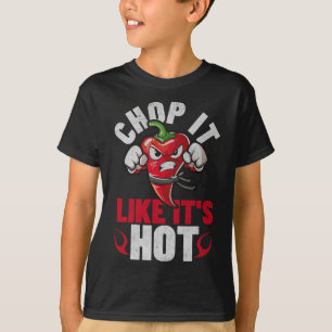 Camiseta Engraçado Picy Chili Karate Design Chile Pepper Hu