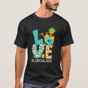 Camiseta Engraçado Pineapple AMVE Dama Olá Víblias de Verão