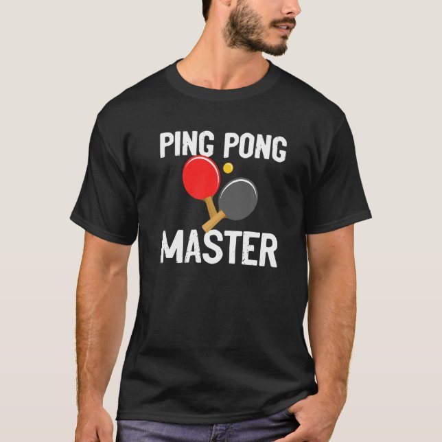 Camiseta Engraçado Ping Pong - Tênis (Frente)