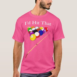 Camiseta Engraçado Piscina Hall Shark Billiards Player Hust
