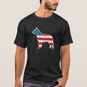 Camiseta Engraçado Pit Bull Terrier Cachorro Americano 4 de