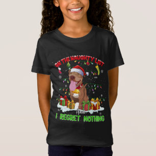 Camiseta Engraçado Pitbull Natal Feio Cachorro Feio