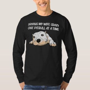 Camiseta Engraçado Pitbull Para Homens Papá Pet Canino Cach