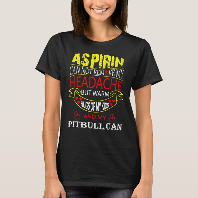 Camiseta Engraçado Pitbull Por Cachorro Touro Que Amava O P (Frente)