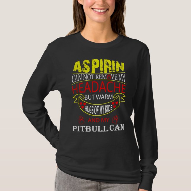 Camiseta Engraçado Pitbull Por Cachorro Touro Que Amava O P (Frente)