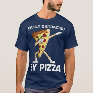 Camiseta Engraçado Pizza Art Para Homens Pizza Slice Italia