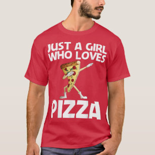 Camiseta Engraçado Pizza Art Para Meninas Mãe Pizza Slice I