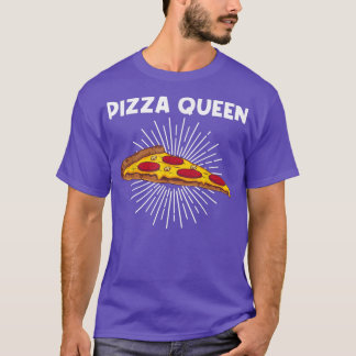 Camiseta Engraçado Pizza Art Para Mulheres Meninas Itália P