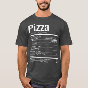 Camiseta Engraçado Pizza Nutrição Graças aos presentes de N