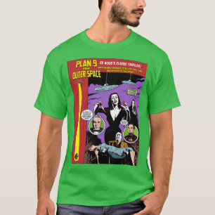 Camiseta Engraçado Plano 9 Do Gráfico Espacial Externo Para