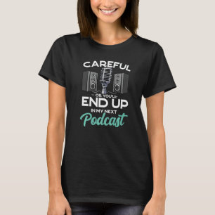 Camiseta Engraçado Podcasting Me Pergunte Sobre Meu Podcast