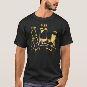 Camiseta Engraçado Poker Eu Levanto Eu Chamo De Dobro