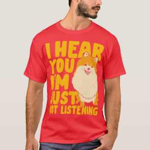 Camiseta Engraçado Pomerânia Pom Spitz Dog Gift.