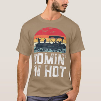 Camiseta Engraçado Pontoon Boat Comin em Vint Barco Fora Qu