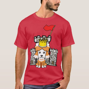 Camiseta Engraçado Poodle É O Rei Do Castelo