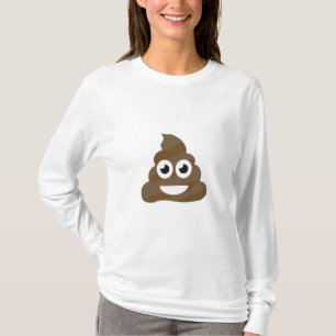 Camiseta Engraçado Poop Emoji