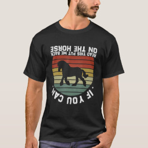 Camiseta Engraçado Por Favor Coloque-Me De Volta No Meu Cav