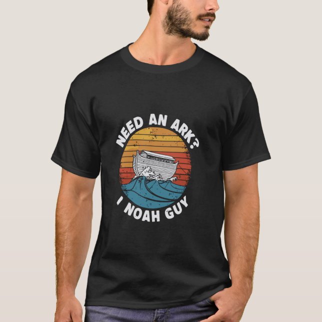 Camiseta Engraçado precisa de uma Arca I Noah Cara - Christ (Frente)