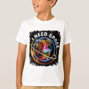 CAMISETA ENGRAÇADO PRECISO DE GALÁXIA ASTRONAUTA ESPACIAL