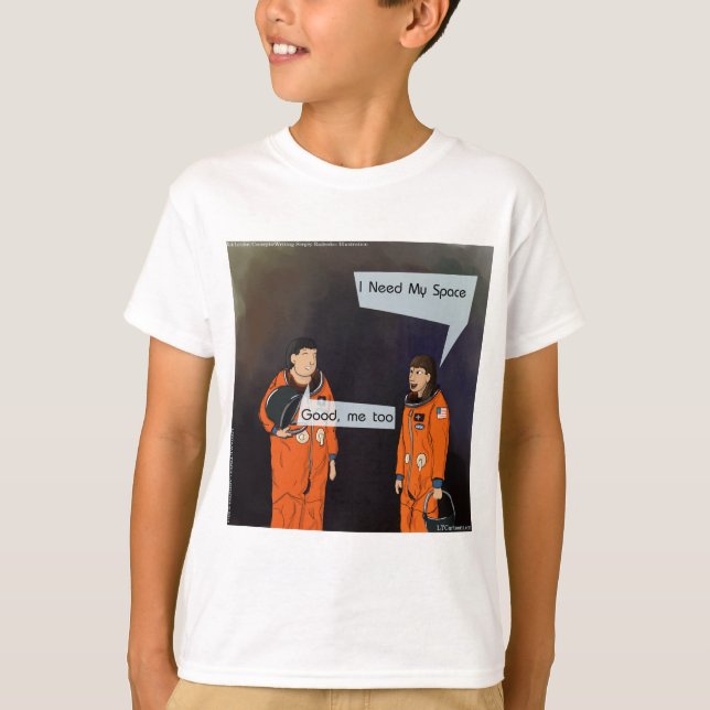 Camiseta Engraçado Preciso do Meu Espaço (Frente)