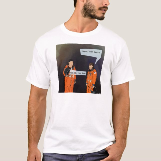Camiseta Engraçado Preciso do Meu Espaço (Frente)