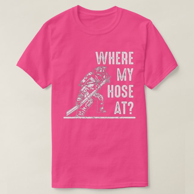 Camiseta Engraçado Presente de Bombeiro para homens mulhere (Frente do Design)