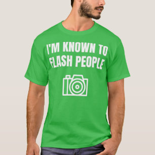 Camiseta Engraçado Presente De Fotógrafo Conhecido Para Fla