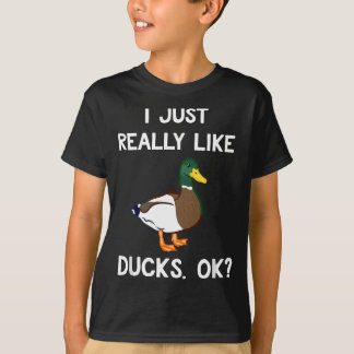 Camiseta Engraçado Presente De Pato Para Patos Patos, Eu Go