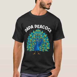 Camiseta Engraçado Presente De Peacock Para Pais Homens Paf