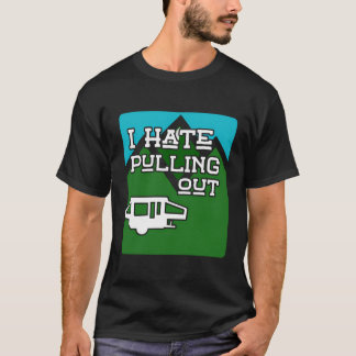 Camiseta Engraçado Presente De Rv Odeio Levantar Acampament