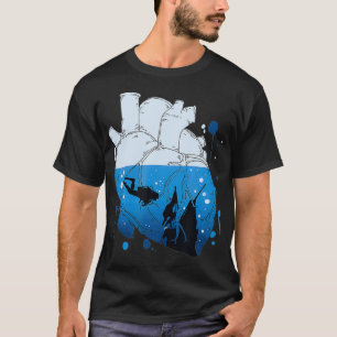Camiseta Engraçado Presente De Scuba Para Scuba Divers Hear