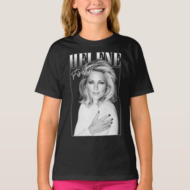Camiseta Engraçado Presente Helene Fischer Cute Oferece T-S (Frente)